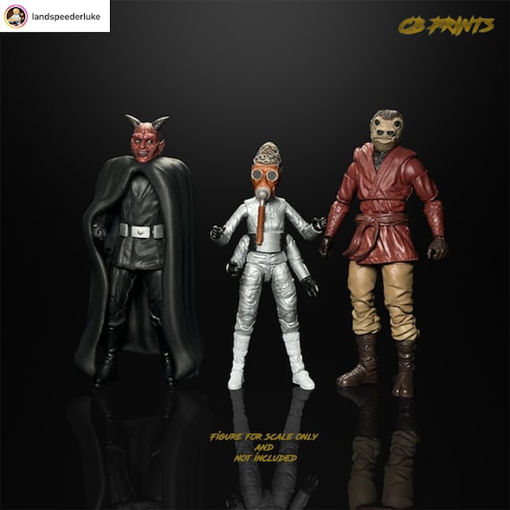 スターウォーズ　STAR WARS/ カンティーナ　エイリアンズ Cantina Alien SET 2 - 3D Printed Head Sculpt - Black Series Scale