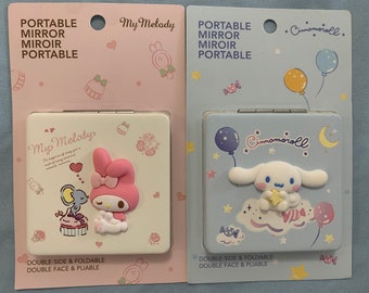 Sanrio My Melody Cinnamoroll Portable Mirror