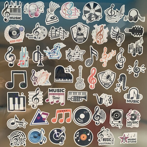 Music Sticker - Etsy