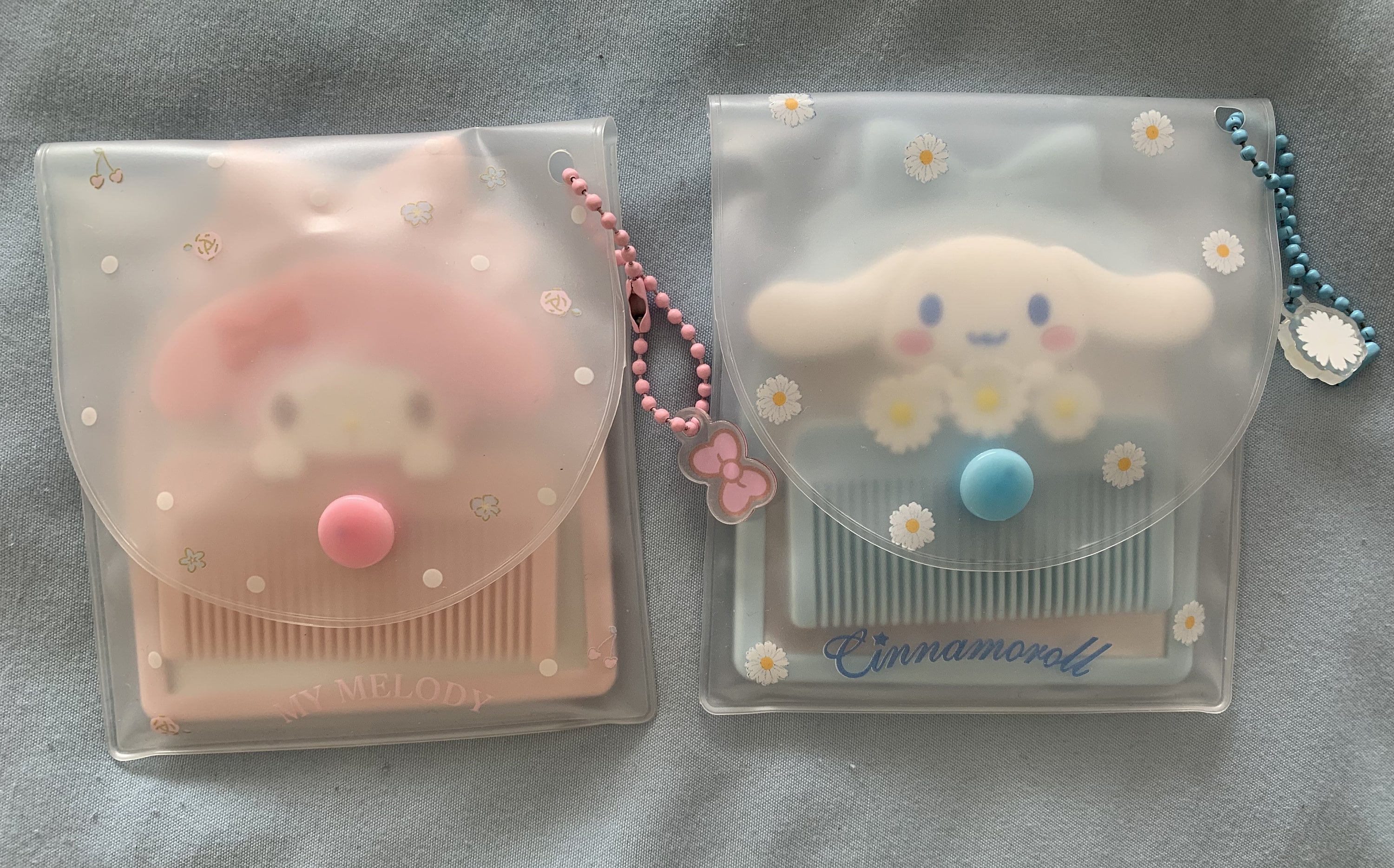 Sanrio Miniso Kuromi Cinnamoroll My Melody Portable Mirror and