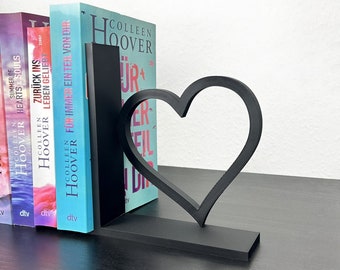 Herz-Buchständer - Perfektes Geschenk zum Valentinstag/Geburtstag, Made in Germany, 3D-Druck