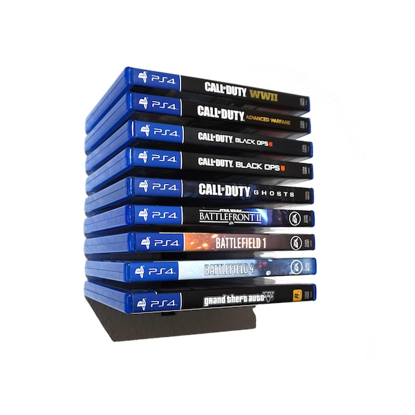 Floating PS4/PS5-Spiele, Blu Ray Wandhalterung inkl. Schrauben und Dübel