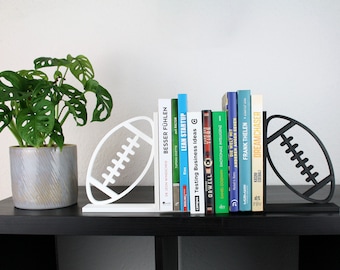 American Football Style Bookends - Organize your books in style