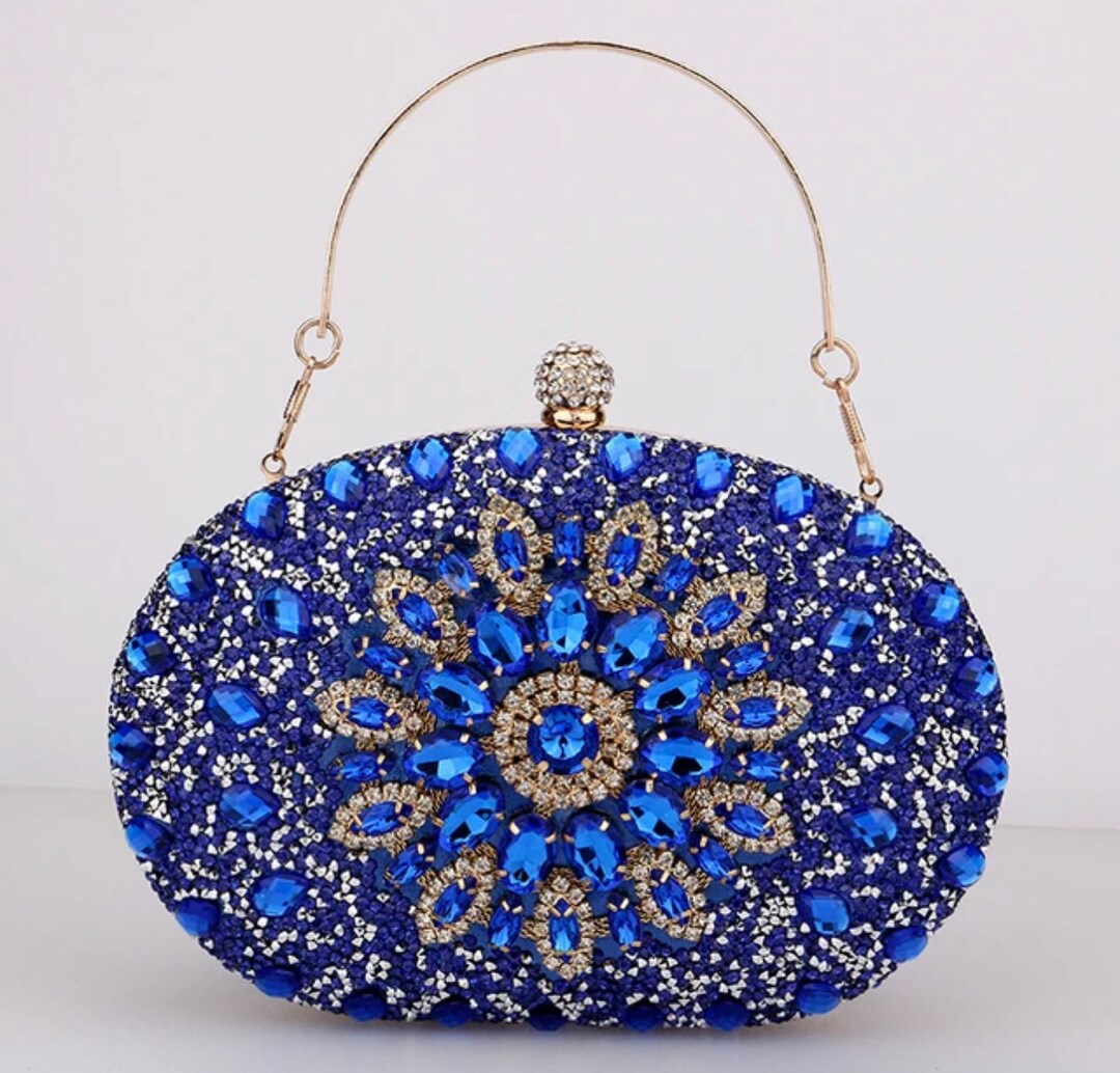 Charming Gorgeous Crystal Clutch Women's Chain Wallets