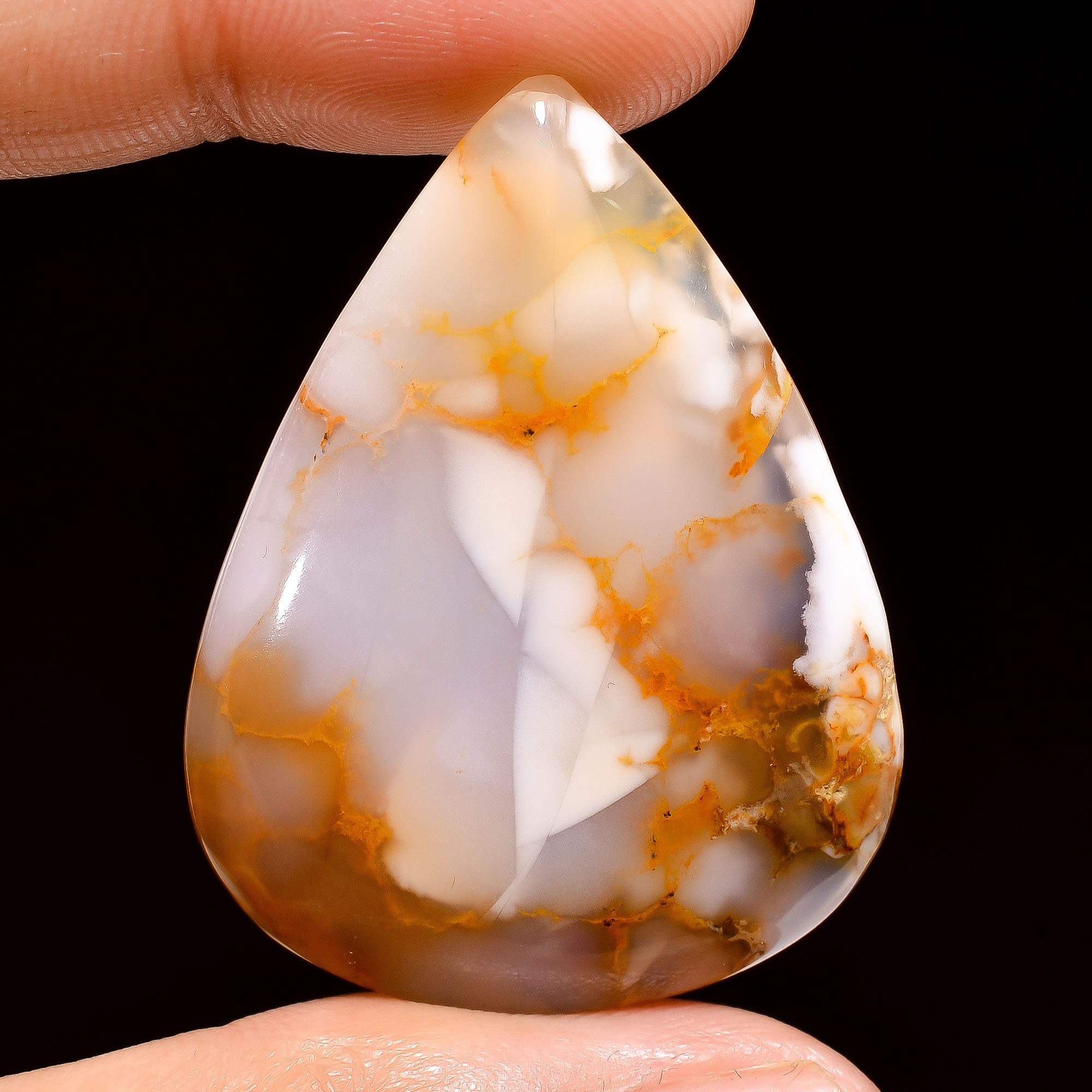 53 Ct. Brilliant Flower Agate 100 Natural Flower Agate Smooth Etsy