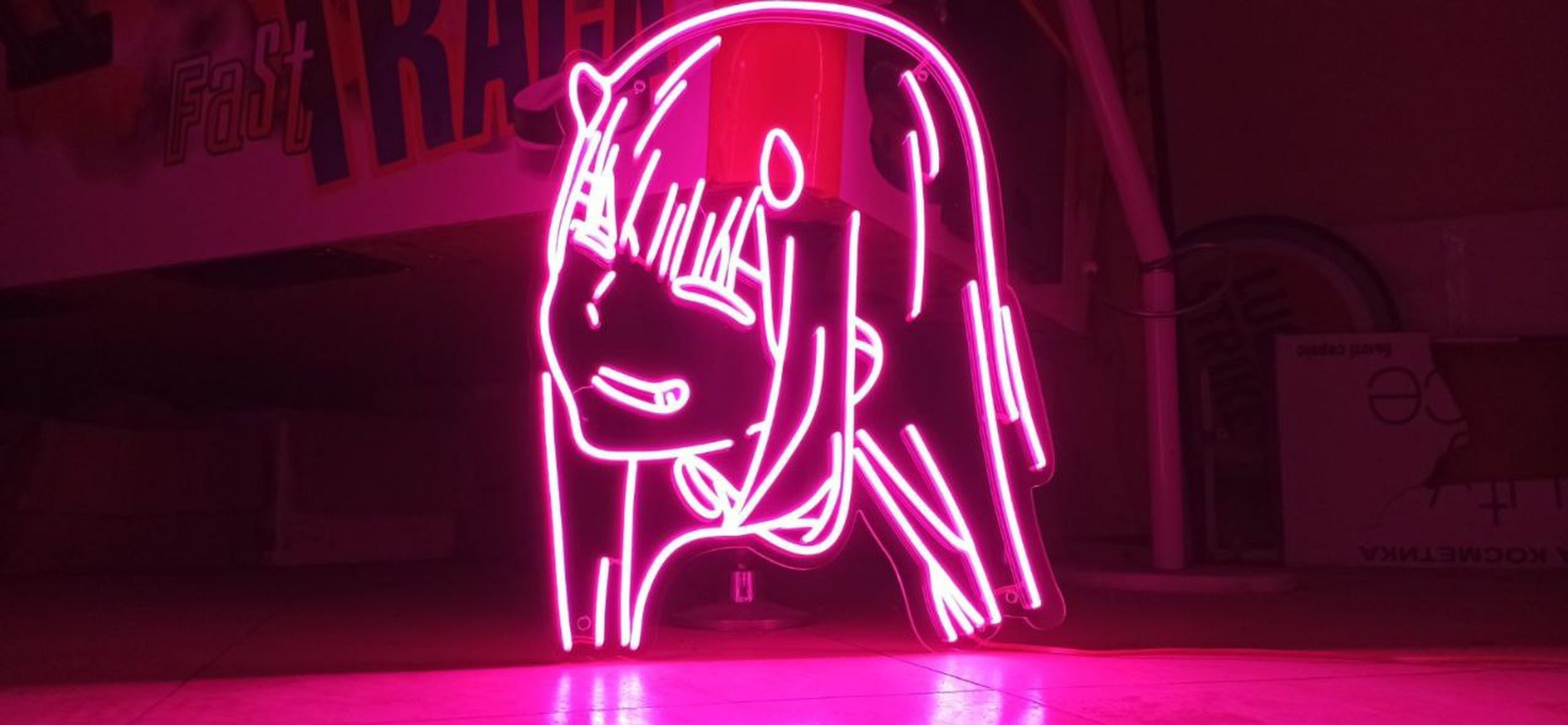 Anime Zero Two Neon SignAnime Neon SignNeon Sign | Etsy