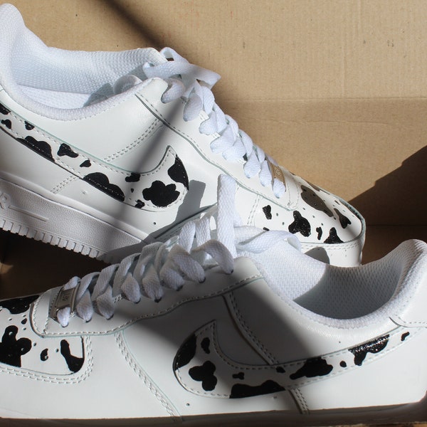 aangepaste koeprint Nike Air force 1