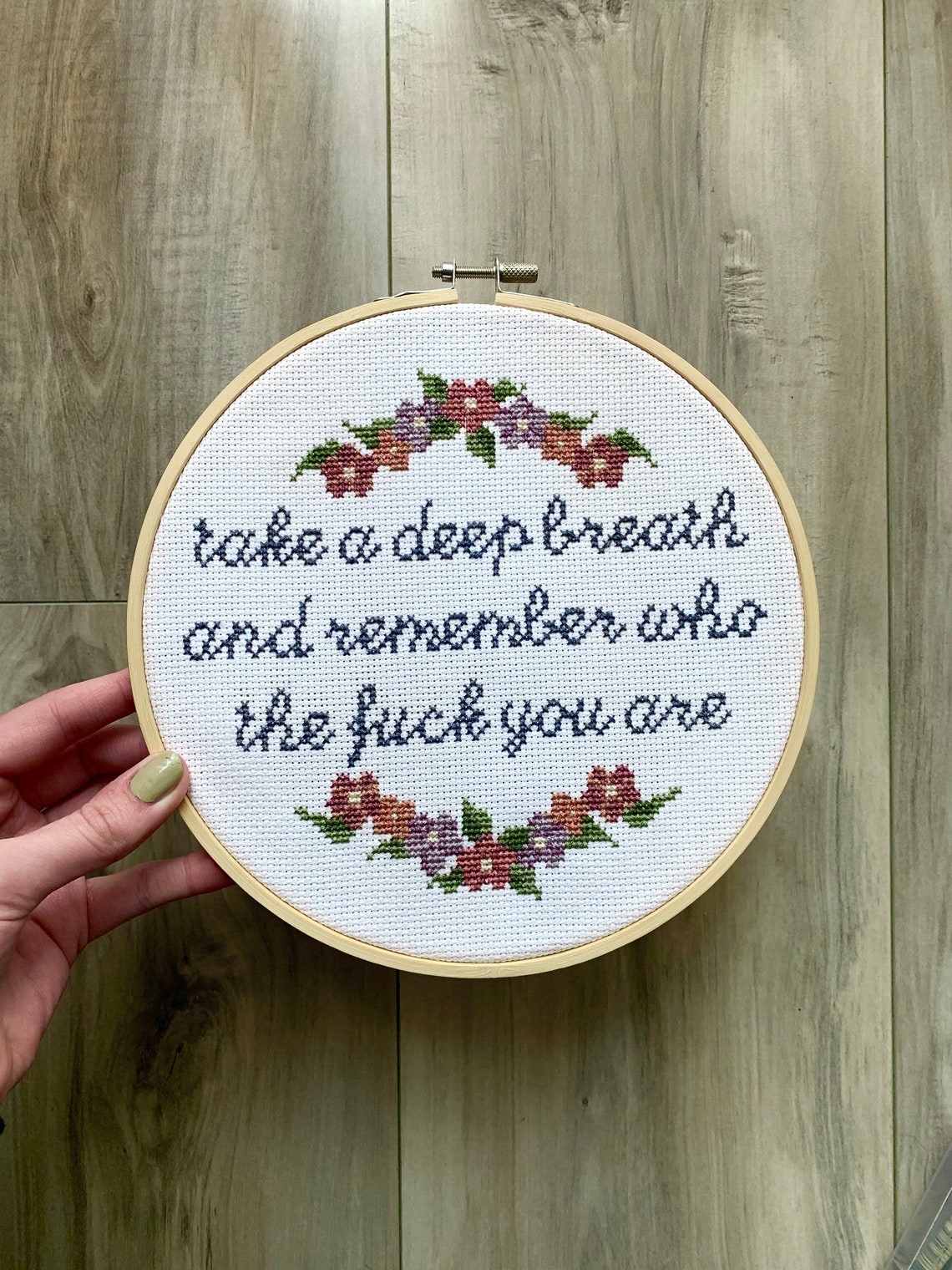 Inspirational Cross Stitch PDF Pattern Etsy