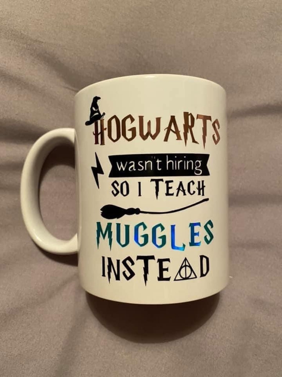 Metallic Harry Potter Teacher Mug Etsy