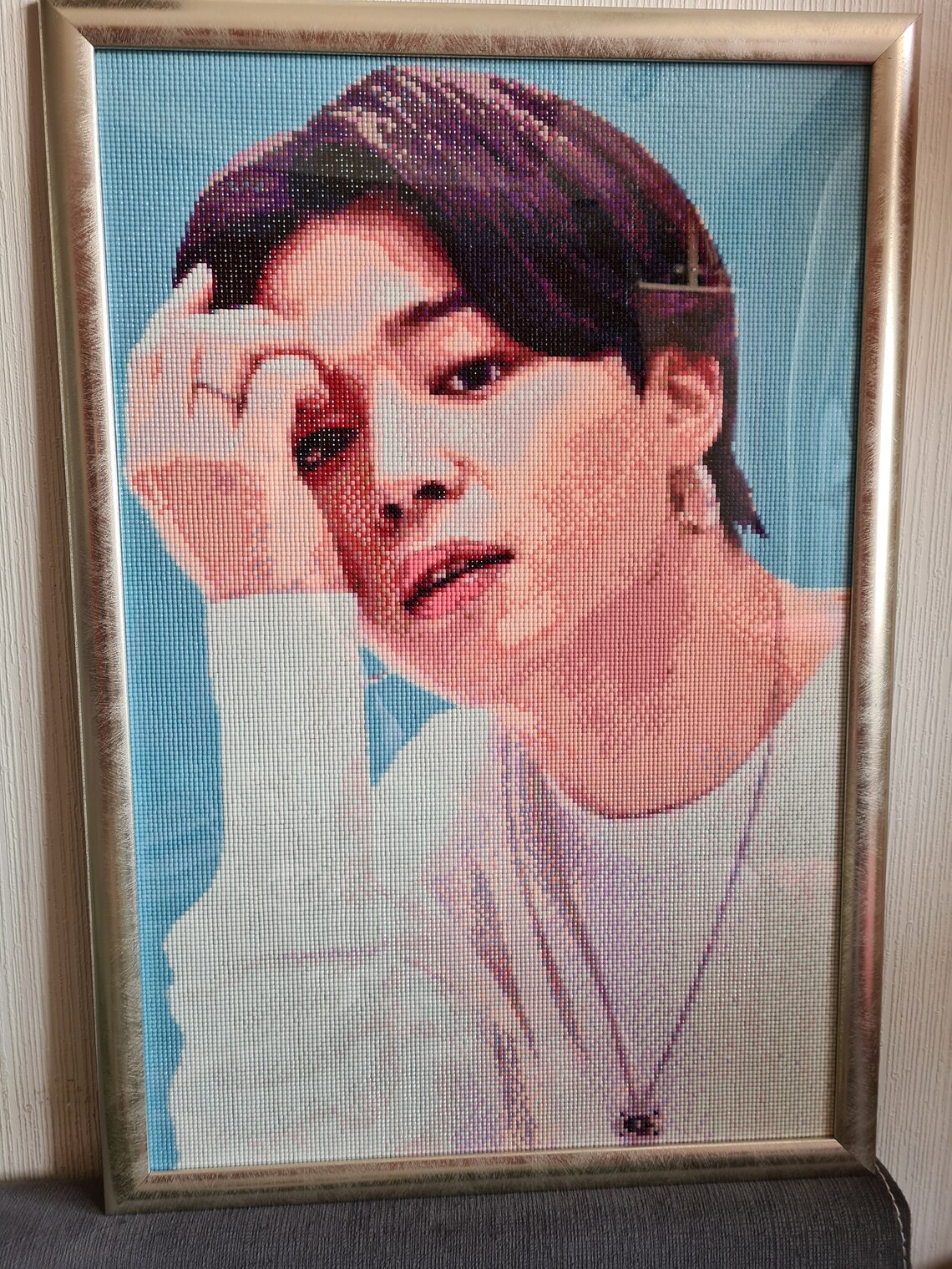 Finished Diamond Painting BTS Jimin Etsy