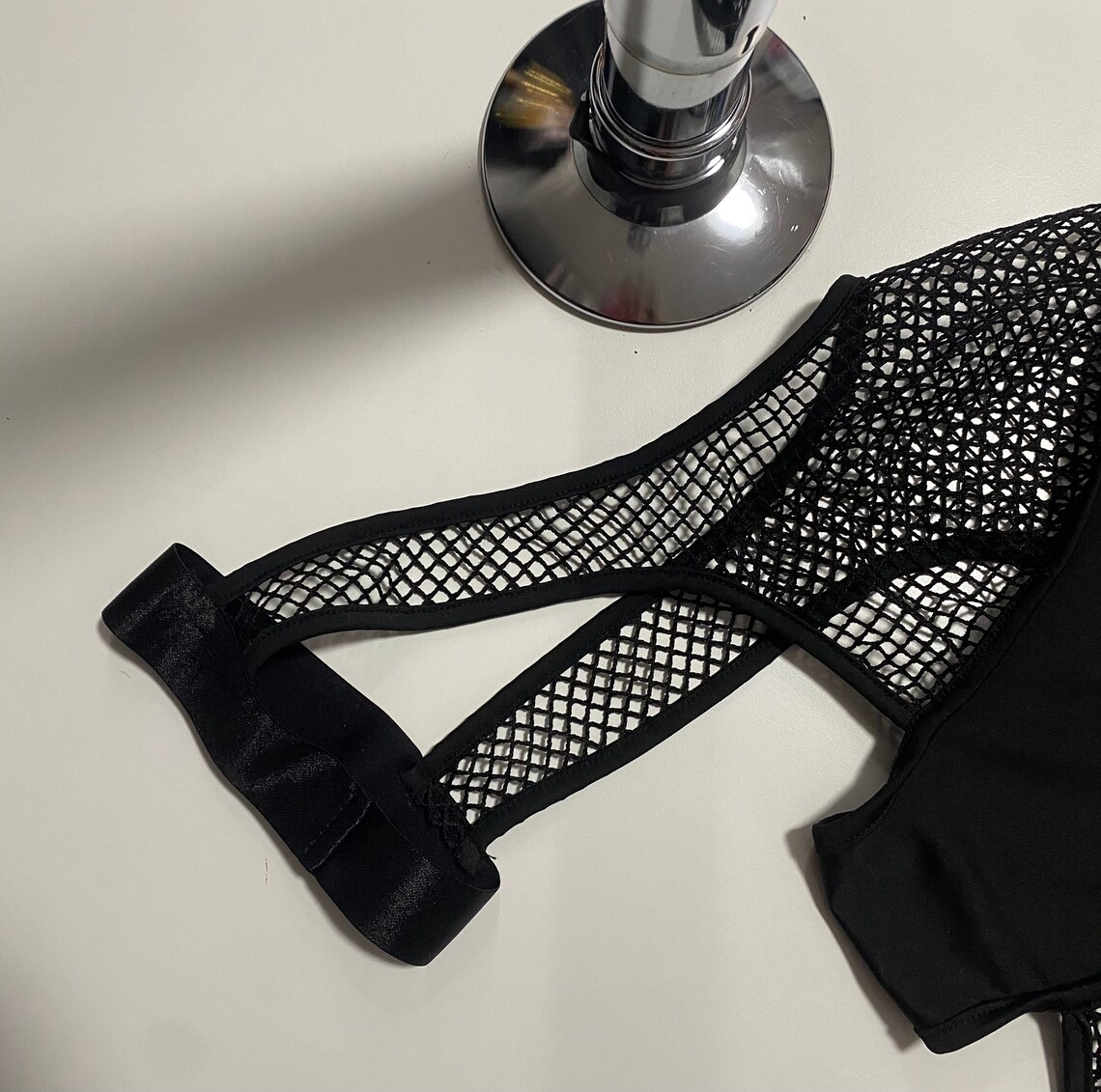 Womens Mesh Garter Shorts Etsy