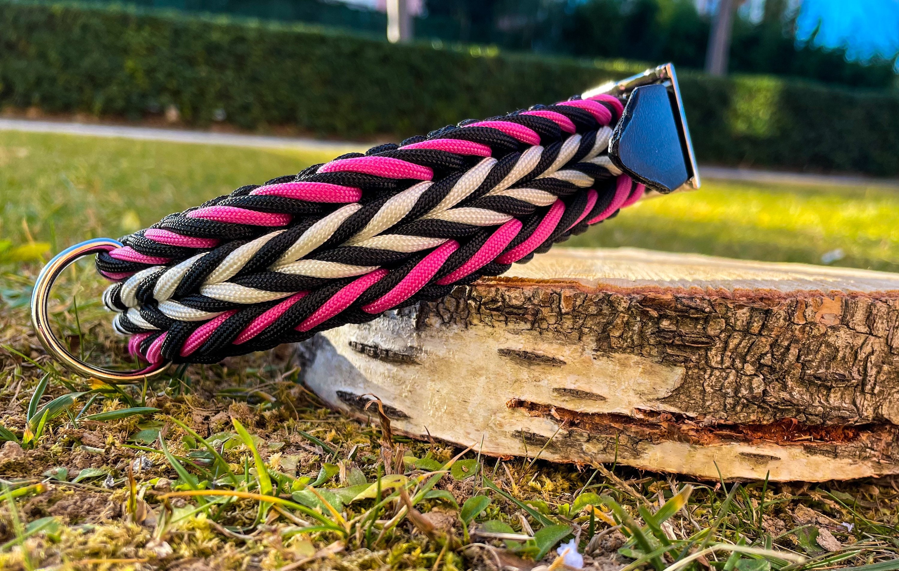 Collier Saphir en Paracord Pour Chien