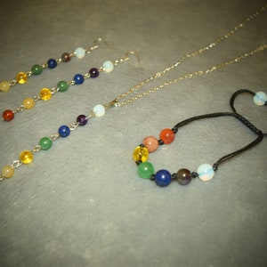 Chakra / Rainbow / LGBT Jewellery Set