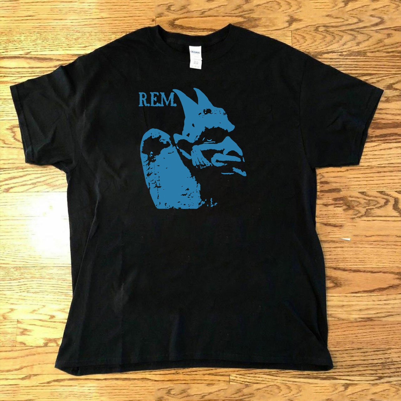 REM Chronic Town Rock Band Black Men's Tank Top Black Tee Clothing