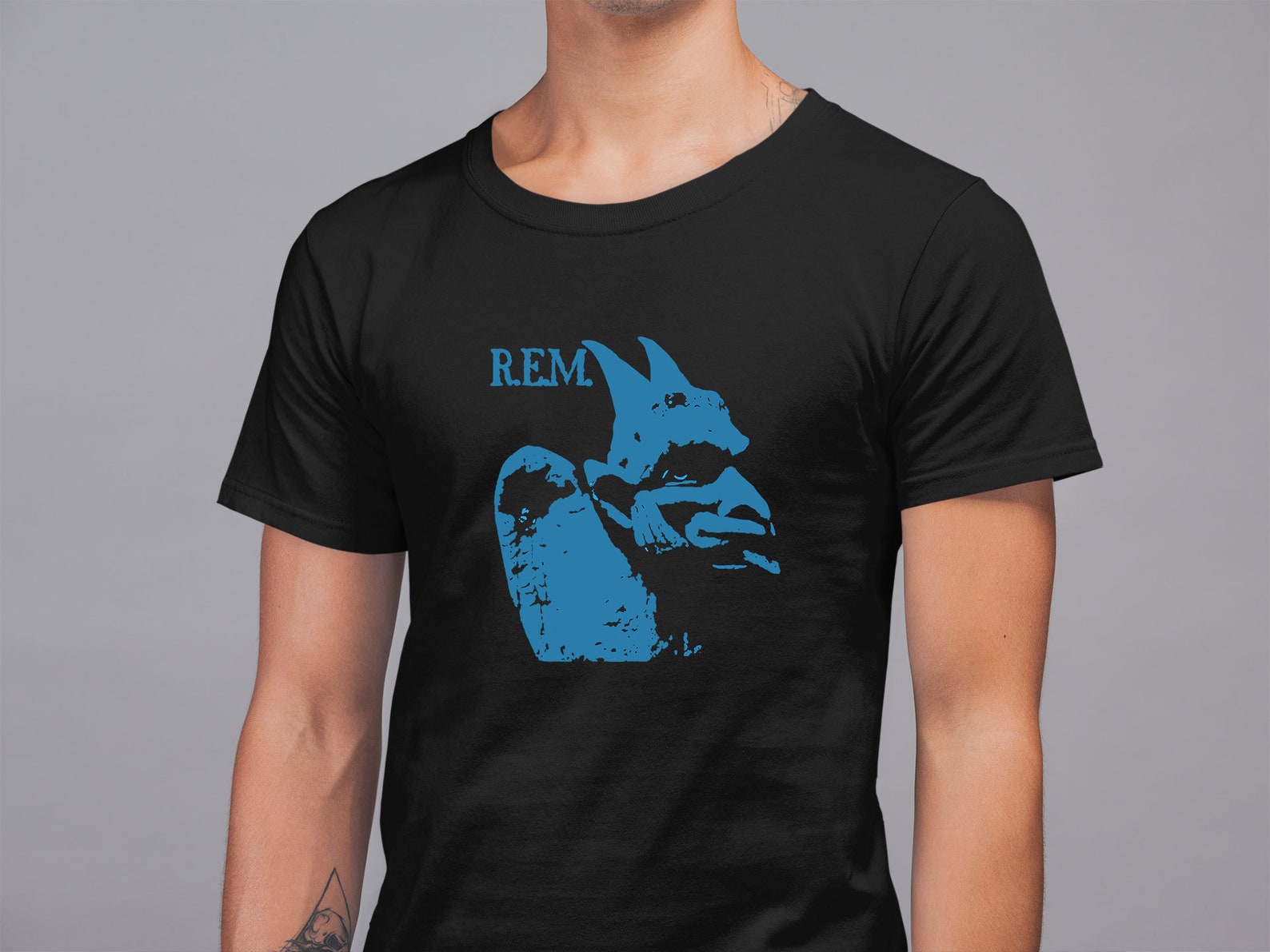 REM Chronic Town Rock Band Black Men's Tank Top Black Tee Clothing Tshirt Size S 5XL Unisex Best