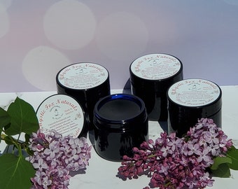 2oz. jar Black Drawing Salve to Draw Out Impurities- Activated Charcoal-Raw Honey- Handmade Body Care in the U.S.A Zero Waste All Natural