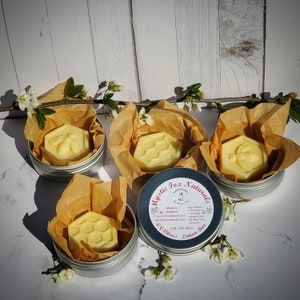 Cocoa Calendula Lotion Bar: Citrus Scent, Reusable Tin