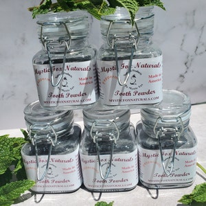 Remineralizing Tooth Powder: Natural Whitening, Zero Waste, Reusable Jar