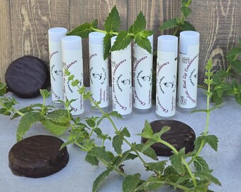 Mint Chocolate Lip Conditioner with Calendula, Cocoa Butter, Beeswax