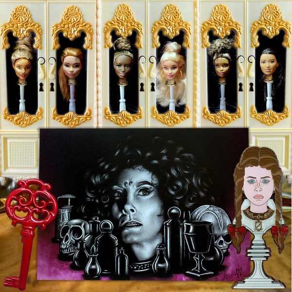 Hall Of Heads Collection Enamel Pins (Bundle Includes Print) OZ, Princess Mombi, Dorothy Gale