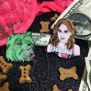 Nikki & Taco Enamel Pin Set Brittany Murphy Spun Cult Film