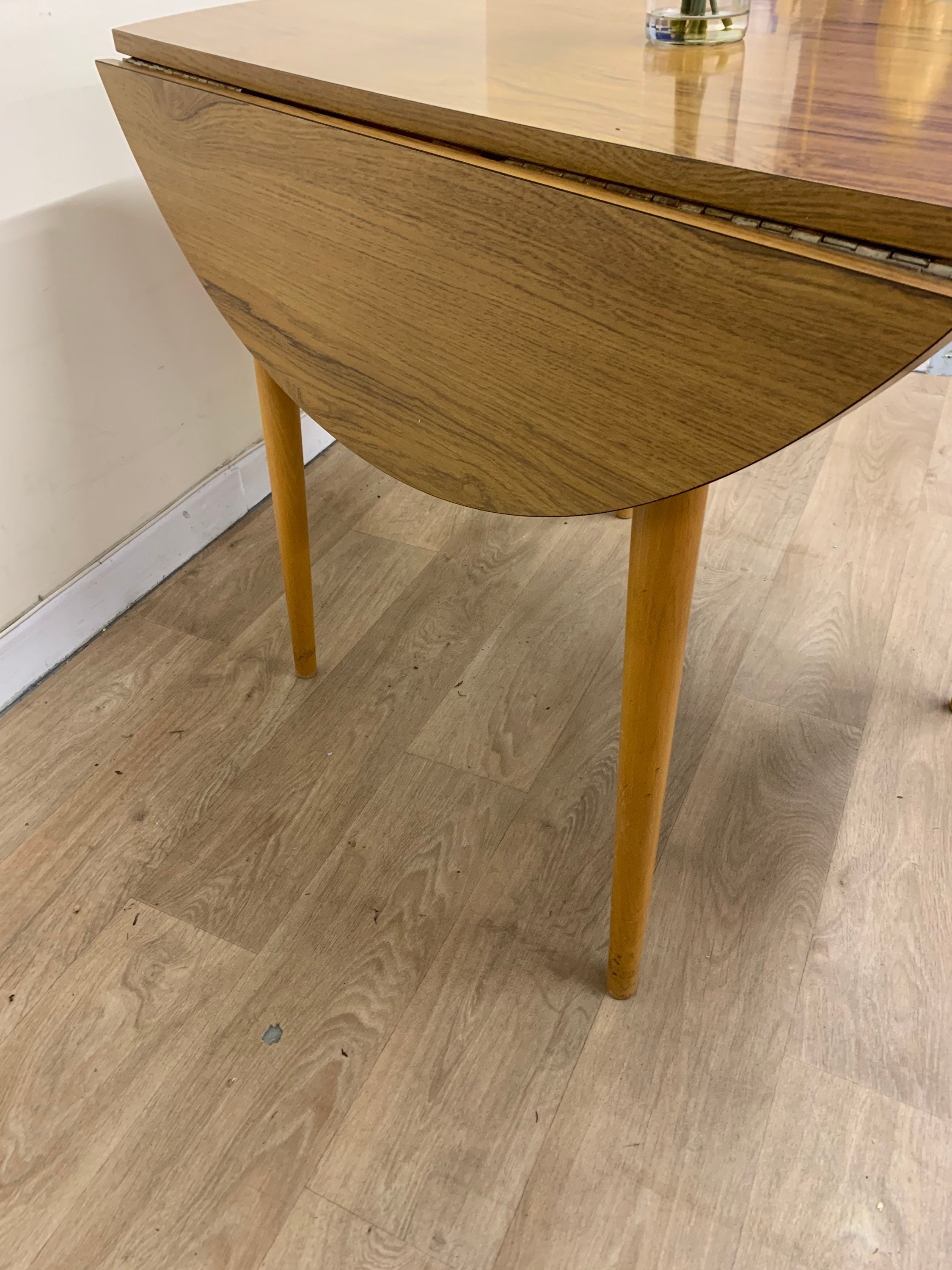 Mid Century Formica Drop Leaf Table Etsy UK