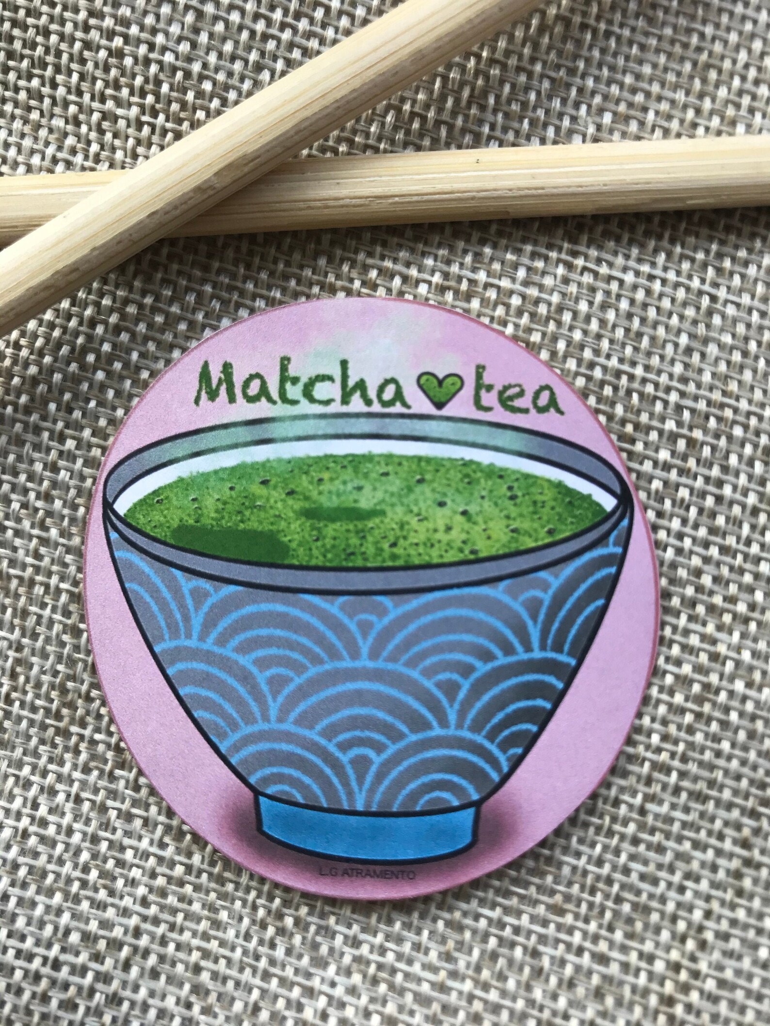 Stickers tea matcha Etsy