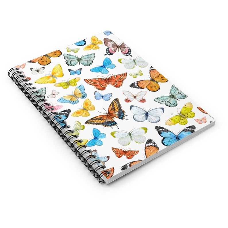 Details about   Notebook School Supplies Floral Butterfly Cute Print Designs Notepad Diary 