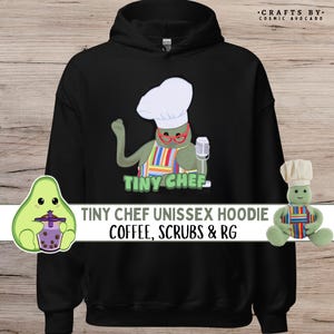 Funny Tiny Chef, Meme Design, Blello Graphic, Foodie Graphic Hoodie