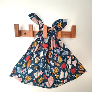 Handmade bento bag, linen and cotton