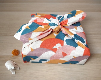 Furoshiki, confezione regalo in tessuto riutilizzabile