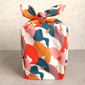 Furoshiki, emballage cadeau réutilisable en tissu image 4