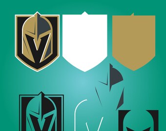 Golden Knights Logo Etsy