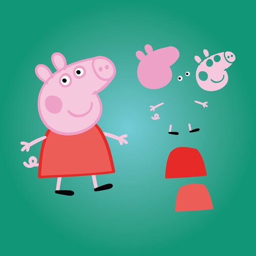 Peppa Pig Svg Layered SVG Cricut Cutting File Ai Eps Png - Etsy Peppa Pig Svg Layered SVG Cricut Cutting File Ai Eps Png - Etsy
