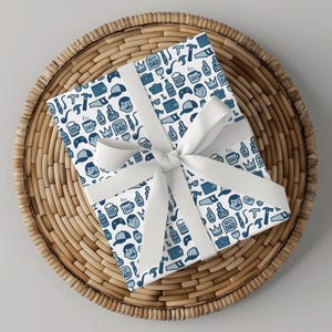 Wrapping Paper for Father, Number 1 Dad Print, Fathers Day Gift Wrap, Gift Wrapping Paper, Best Dad Gift Wrap