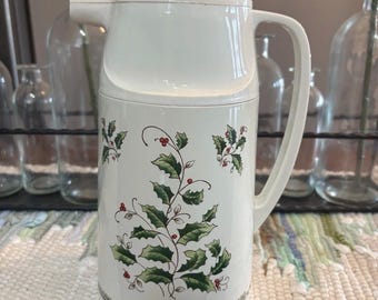 Caraffa termica con coperchio Royal Limited, caffè, agrifoglio, festività natalizie
