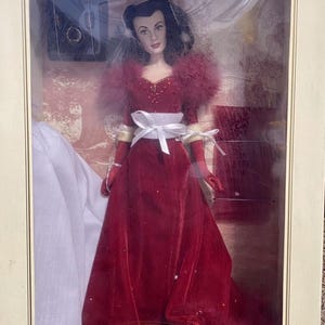 NEW Franklin Mint Scarlett O&#39;Hara Portrait Doll from Gone with the Wind NIB