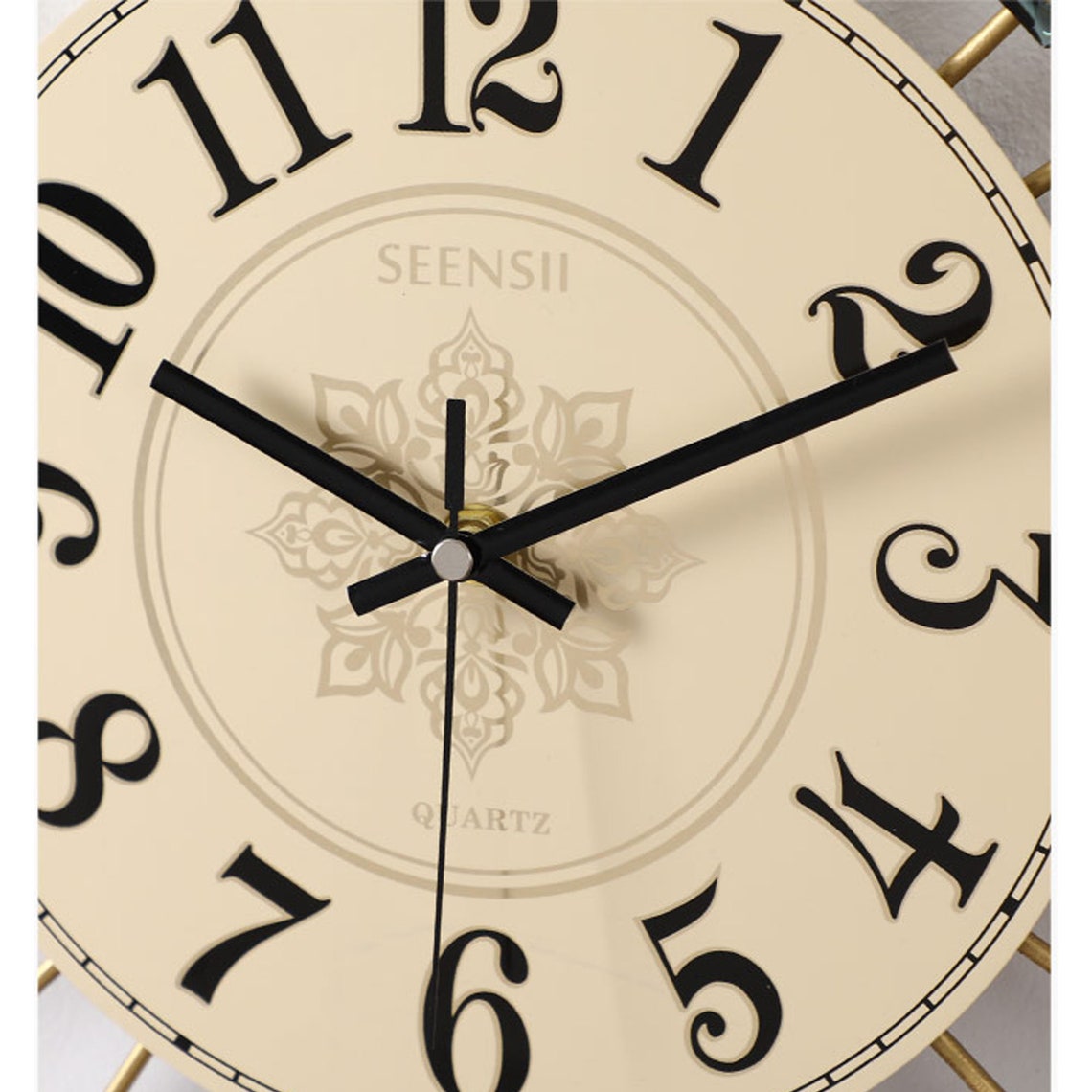 Luxury Fashion Creative Wall Clock Living Room Background Etsy