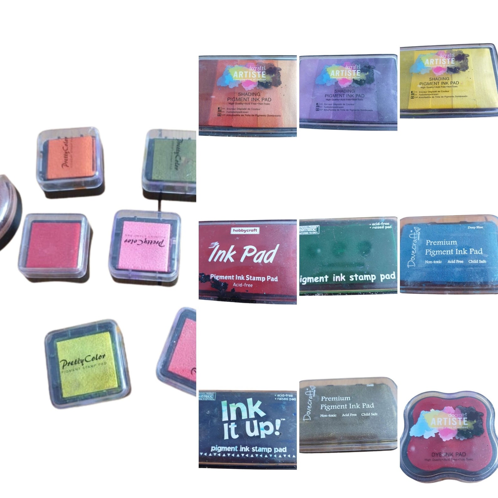 21 Ink Pad Bundle / Dye Pads / Inking Pad / Stamping Supplies Etsy