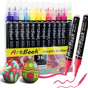 ArtBeek 80 Colors Alcohol Markers Set Illustration Permanent Markers Dual Tip Art for Kids Sketch Drawing