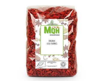 ORGANIC CERTIFIED Dried Goji Berries / Wolfberry Premium Quality! 50g-2kg