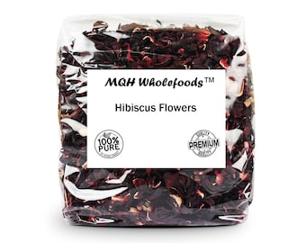 HIBISCUS FLOWERS Loose Leaf Herbal Tea 100% Pure Premium Quality! 25g-2kg FREE P&P