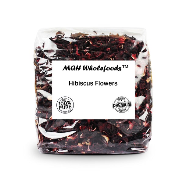 HIBISCUS FLOWERS Loose Leaf Herbal Tea 100% Pure Premium Quality! 25g-2kg FREE P&P