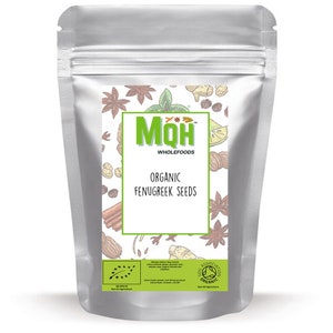 Organic Fenugreek Seeds Premium Quality! Soil Association Certified