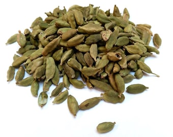 Cardamome verte entière / Cardamon Pods Premium Quality Grade From Guatemala Select Size 25g-1kg GRATUIT P&P