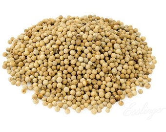 Grains de poivre blancs entiers de qualité supérieure! Sélectionnez Taille 50g-2kg GRATUIT P&P