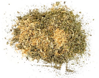 Wake Up Herbal Blend | Damiana, Mint, Mullein, Raspberry Leaf, Calendula, Sage 10g-1kg FREE P&P