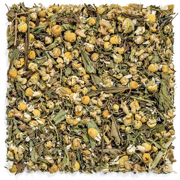Menthe verte / fleurs de camomille séchées Mélange de thé à feuilles mobiles qualité supérieure! 25g-1kg P &P GRATUIT