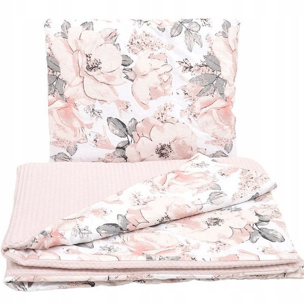 Waffle Pillow and Blanket Etsy