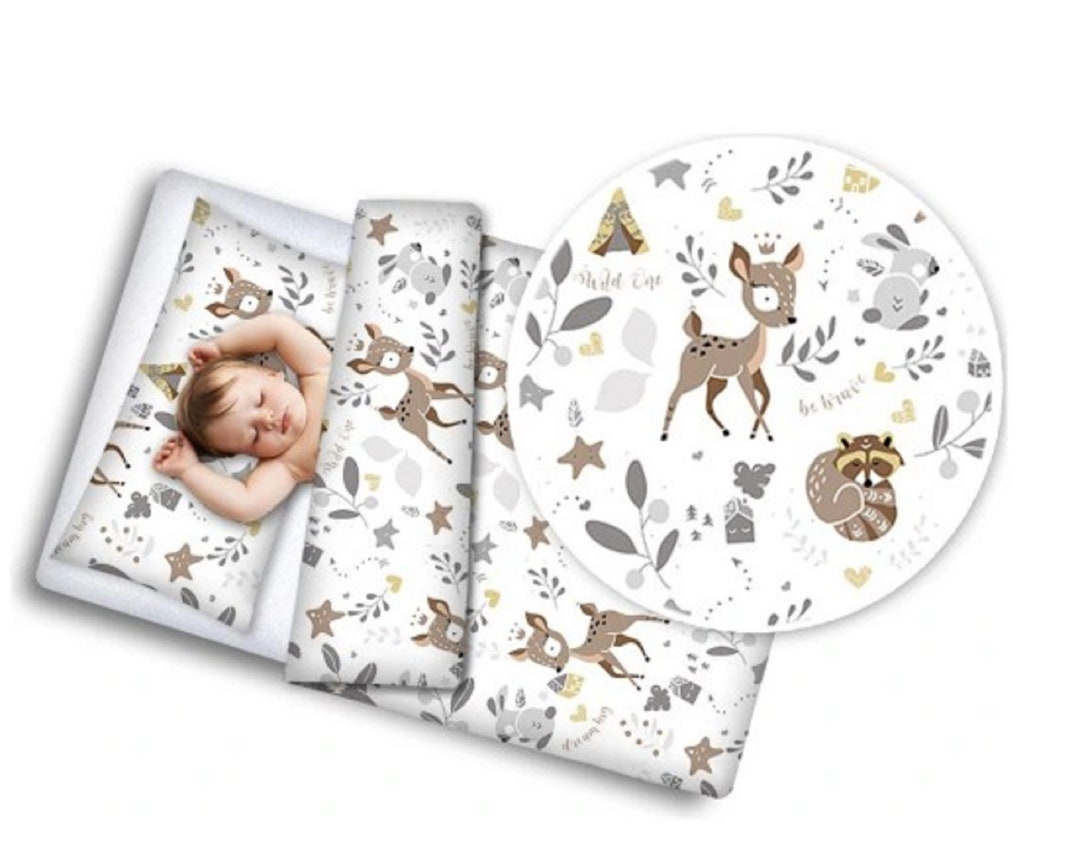 Cotton Baby Bedding Set to Crib/ Duvet Cover Cushion Cover / Baby